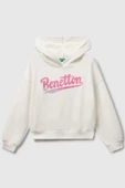 United Colors of Benetton Kız Çocuk 3J68C204W-25K Sweatshirt Beyaz thumbnail 1