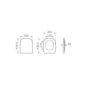 Vitra S20 Soft Klozet Kapağı147-003-909 Beyaz - 6