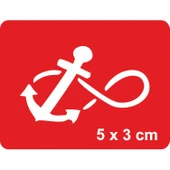 Sonsuz Deniz Aşkı Çapa  Tattoo Geçici Dövme Şablonları Kına Kalıpları thumbnail 1