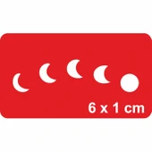 Ayın Evreleri-2 Tattoo Geçici Dövme Şablonları Kına Kalıpları thumbnail 1