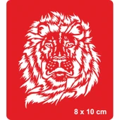 Muhteşem Aslan Tattoo Geçici Dövme Şablonları Kına Kalıpları thumbnail 1