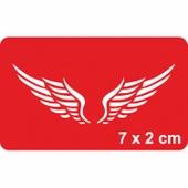 Zarif Kanatlar Tattoo Geçici Dövme Şablonları Kına Kalıpları - 1