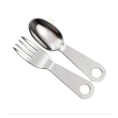 Kamp Çakısı Haki Çatal Kaşık Bıçak SW-399 14 CM thumbnail 2