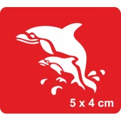 Yunus ve Yavrusu Tattoo Geçici Dövme Şablonları Kına Kalıpları thumbnail 1