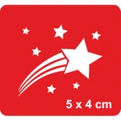 Yıldız Kayması Tattoo Geçici Dövme Şablonları Kına Kalıpları thumbnail 1