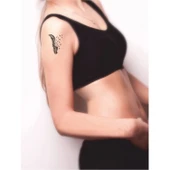 Kuş Tüyü-2 Tattoo Geçici Dövme Şablonları Kına Kalıpları thumbnail 1