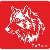 Güzel Yüzlü Kurt Tattoo Geçici Dövme Şablonları Kına Kalıpları thumbnail 1