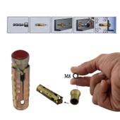 Tapalı Çekme Çelik Dübel M12x45 mm Genleşmeli İç Diş M8 Montaj Bağlantı Aparat 8 Adet thumbnail 5