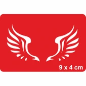 Özgürlüğe Kanat Aç! Tattoo Geçici Dövme Şablonları Kına Kalıpları thumbnail 1