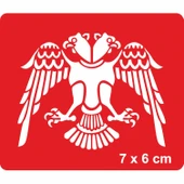 Anadolu ve Selçuklu Çift Başlı Kartalı Tattoo Geçici Dövme Şablonları Kına Kalıpları thumbnail 1