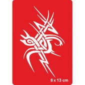 Tribal 70 Tattoo Geçici Dövme Şablonları Kına Kalıpları thumbnail 1