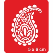 Buta Tattoo Geçici Dövme Şablonları Kına Kalıpları thumbnail 1