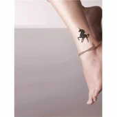 Tek Boynuzlu At unicorn  Tattoo Geçici Dövme Şablonları Kına Kalıpları thumbnail 2