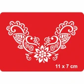 Dantel Motifi 258 Tattoo Geçici Dövme Şablonları Kına Kalıpları thumbnail 1