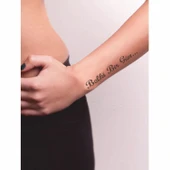 Belki Bir Gün Tattoo Geçici Dövme Şablonları Kına Kalıpları thumbnail 2