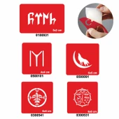 Türk 5'li Set Geçici Dövme Kına Şablonu thumbnail 1