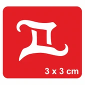 İkizler Burcu Tattoo Geçici Dövme Şablonları Kına Kalıpları thumbnail 1