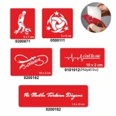 Ne Mutlu Türküm Diyene 5'li Set Geçici Dövme Kına Şablonu thumbnail 1