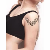 Dantel Motifi 258 Tattoo Geçici Dövme Şablonları Kına Kalıpları thumbnail 2