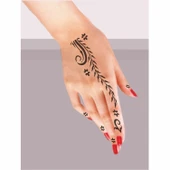 Minik Papatyalar 5'li Set Geçici Dövme Kına Şablonu - 2