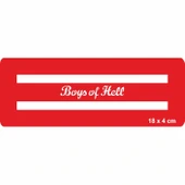 Cehennem Çocuklar İkili Bant Tattoo Geçici Dövme Şablonları Kına Kalıpları - 1