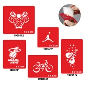 Dünya Sporları 5'li Set Geçici Dövme Kına Şablonu thumbnail 1