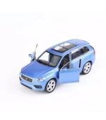Oyuncak Metal Model Araba 1/36 Çek Bırak Mavi Volvo XC90 - 2