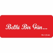 Belki Bir Gün Tattoo Geçici Dövme Şablonları Kına Kalıpları thumbnail 1