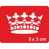 Kraliyet Tacı Tattoo Geçici Dövme Şablonları Kına Kalıpları thumbnail 1