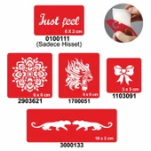 Sadece Hisset 5'li Set Geçici Dövme Kına Şablonu thumbnail 1