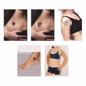 Doğa Modelleri 5'li Set Geçici Dövme Kına Şablonu thumbnail 2