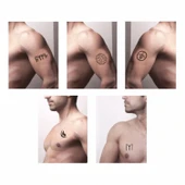 Türk 5'li Set Geçici Dövme Kına Şablonu thumbnail 2