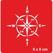 Rota Pusula  Tattoo Geçici Dövme Şablonları Kına Kalıpları thumbnail 1