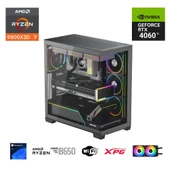 E.POWER RYZEN 7 9800X3D 64G DDR5 1TB M.2 RTX4060Tİ B650 WIFI 750W 240M - 1