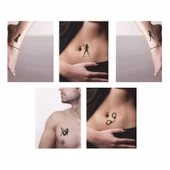 Kızlar Partisi 5'li Set Geçici Dövme Kına Şablonu thumbnail 2