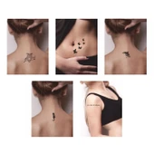 Dalda Baykuş 5'li Set Geçici Dövme Kına Şablonu thumbnail 2