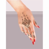 Mısır Motifi 5'li Set Geçici Dövme Kına Şablonu thumbnail 2