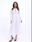 5903 ELBİSE-BEYAZ thumbnail 1