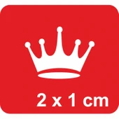 Minik Taç Minimal Tattoo Geçici Dövme Şablonları Kına Kalıpları thumbnail 1