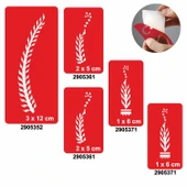 Aşk Merdiveni 5'li Set Geçici Dövme Kına Şablonu thumbnail 1