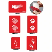 Pençeler 5'li Set Geçici Dövme Kına Şablonu thumbnail 1