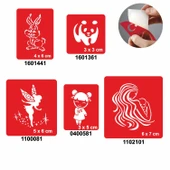 Melek Ve Hayvan Modelleri 5'li Set Geçici Dövme Kına Şablonu thumbnail 1