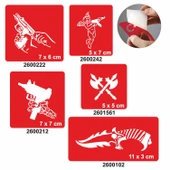 Silah Çeşitleri Dövme Şablonu Kına Deseni thumbnail 1