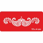 Dantel Motifi 259 Tattoo Geçici Dövme Şablonları Kına Kalıpları thumbnail 1