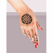 Menekşe 5'li Set Geçici Dövme Kına Şablonu thumbnail 2