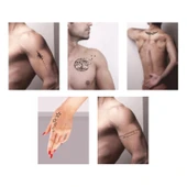 Ağaçlar 5'li Set Geçici Dövme Kına Şablonu thumbnail 2