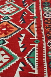 Etnik Motifli Otantik Dekoratif Kilim Desenli Halı (120cmx180cm) M4 - 4