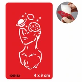 Düşüncenin Gücü Uzay  Tattoo Geçici Dövme Şablonları Kına Kalıpları thumbnail 1