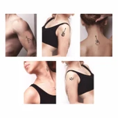 Müziğin Gücü 5'li Set Geçici Dövme Kına Şablonu thumbnail 2