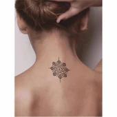 Mandala 360 Tattoo Geçici Dövme Şablonları Kına Kalıpları thumbnail 2